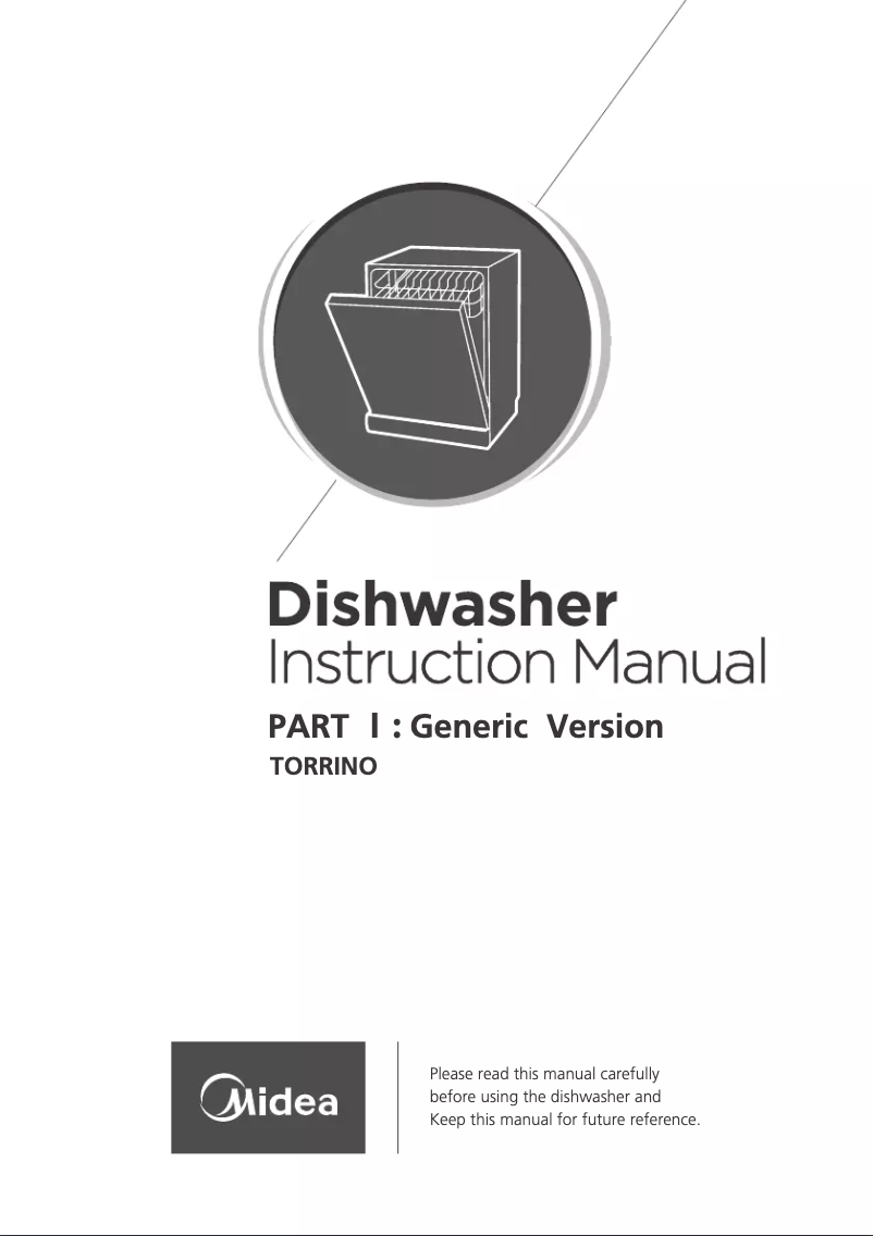 Page 1 of the manual User Manual Midea TORRINO WQP12-5201F