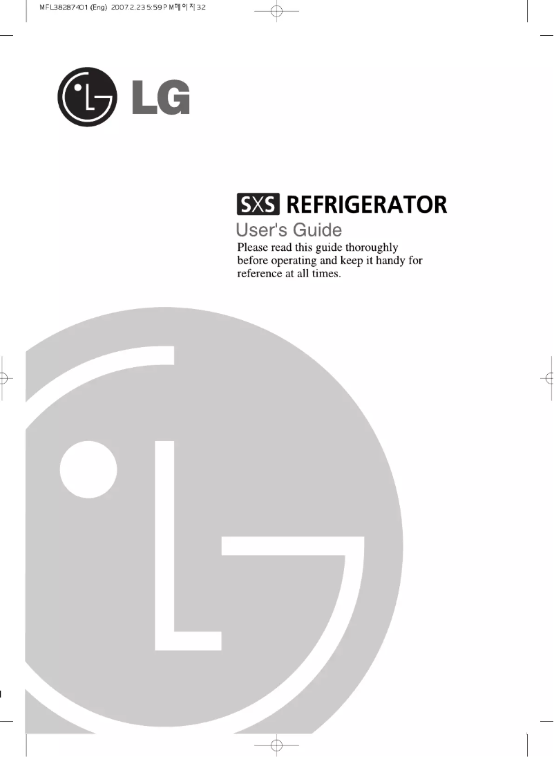 First page image of the manual for GWP227YUQA