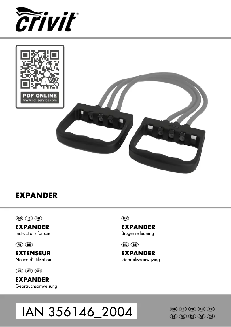 First page image of the manual for IAN 356146