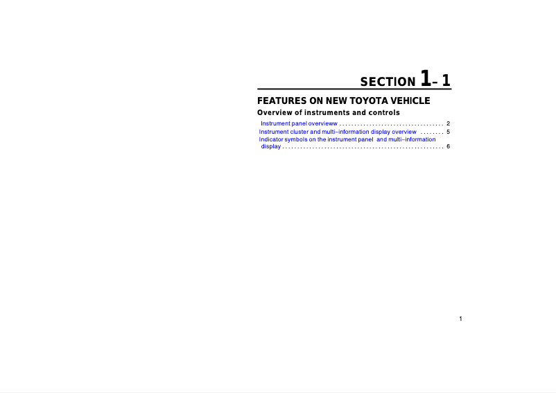 First page image of the manual for Prius (2005)