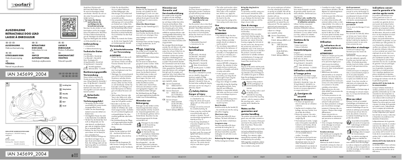 First page image of the manual for IAN 345699