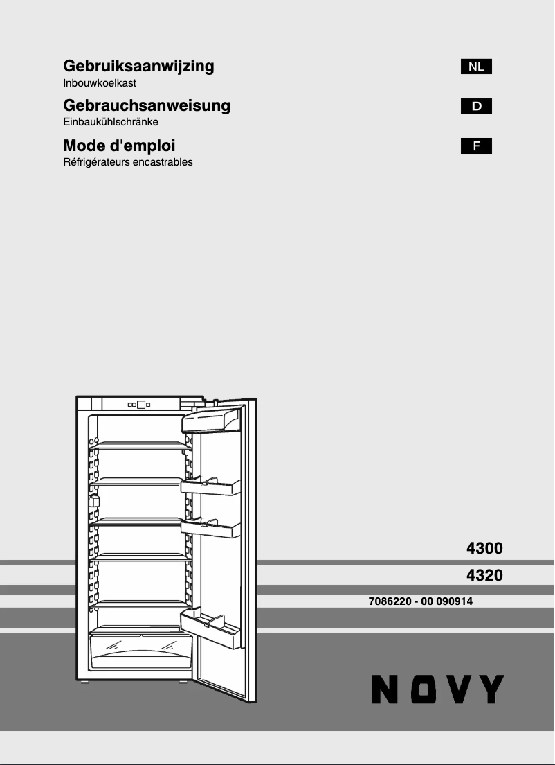 First page image of the manual for 4320