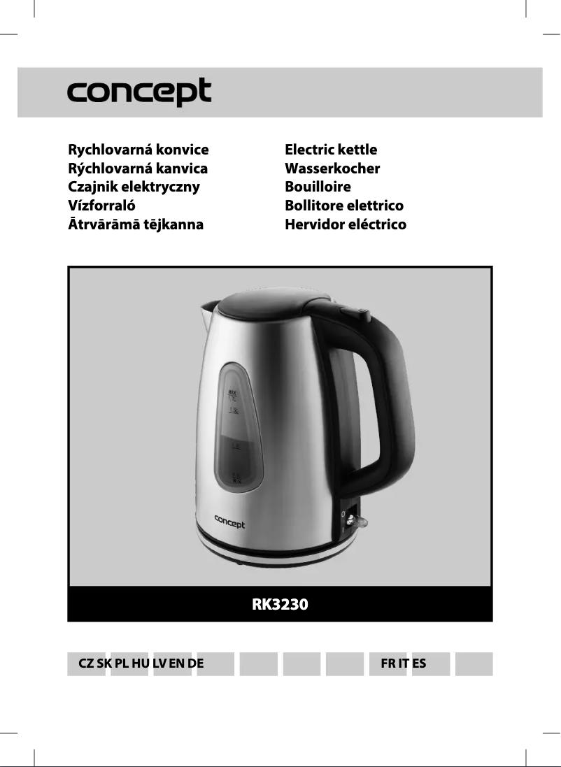 First page image of the manual for RK3230