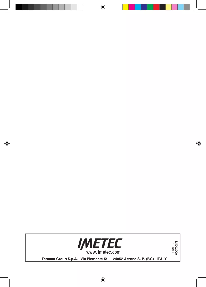 Page 1 of the manual User Manual Imetec Living Air C4-100