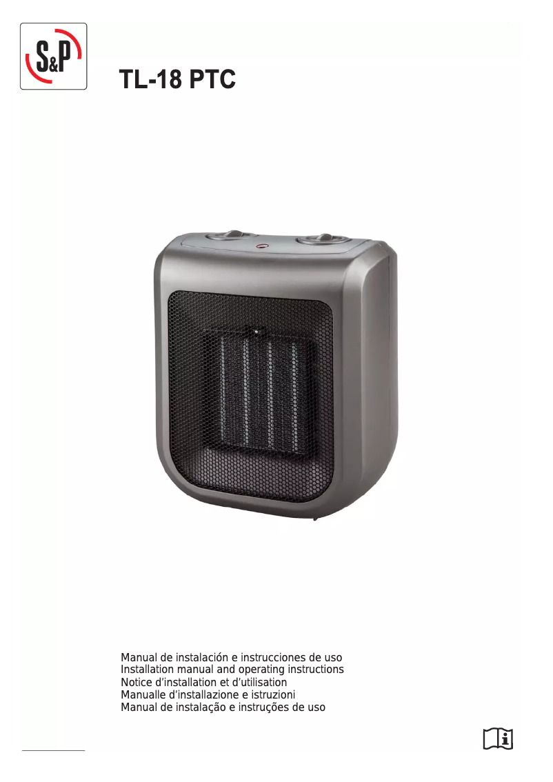 First page image of the manual for TL-18 PTC