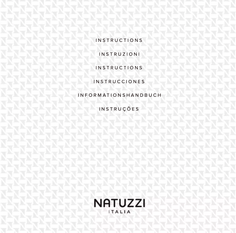 Page 1 of the manual User Manual Natuzzi Lem