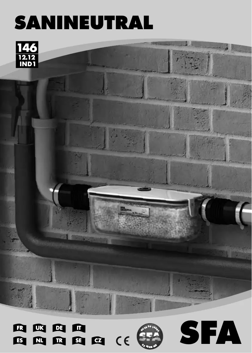 Page 1 of the manual User Manual Sanibroyeur Sanineutral