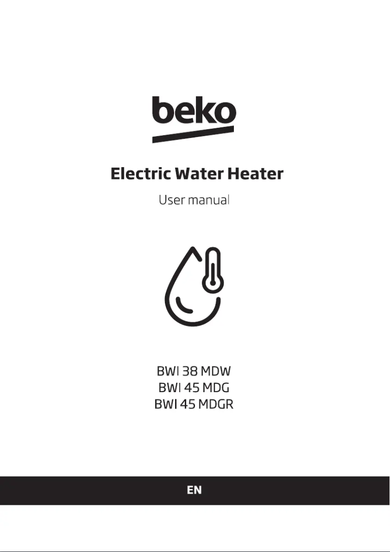 Page 1 of the manual User Manual Beko BWI 38 MDW