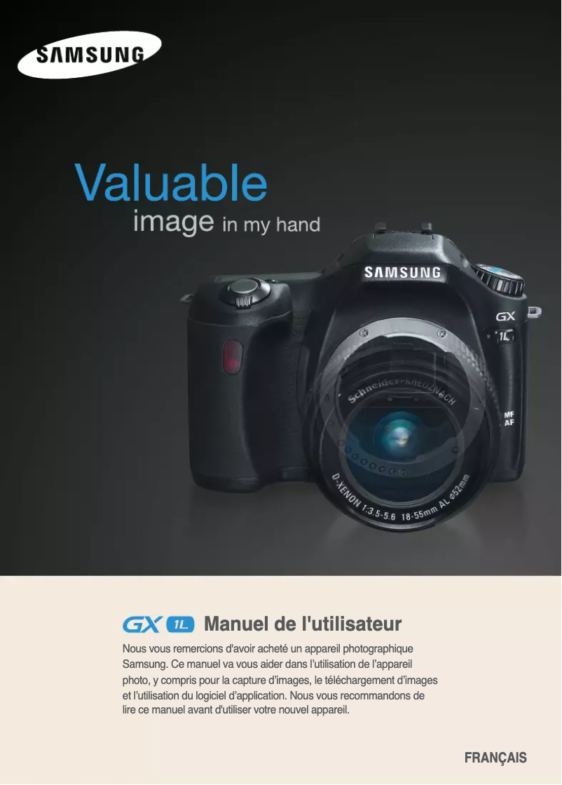 Page 1 of the manual User Manual Samsung GX-1L