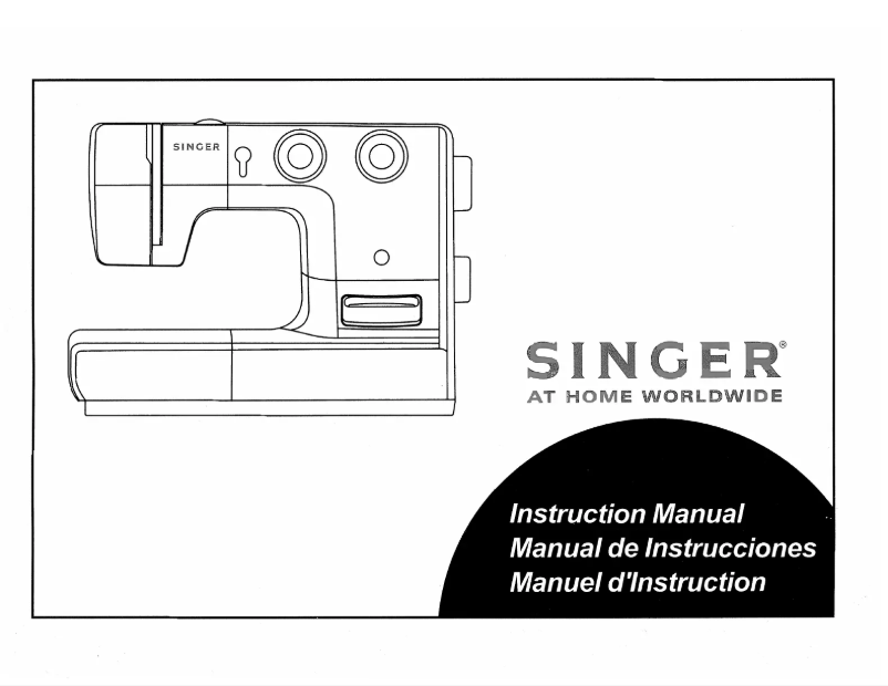 Page 1 of the manual User Manual Singer 1725