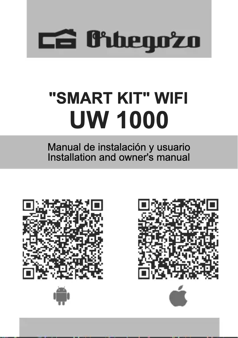 Page 1 of the manual User Manual Orbegozo UW 1000