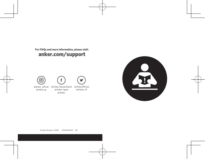 Page 1 of the manual User Manual Anker 737