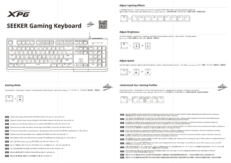 Page 1 of the manual User Manual ADATA Seeker