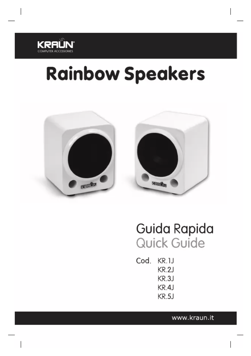 Page 1 de la notice Manuel utilisateur Kraun KR.4J