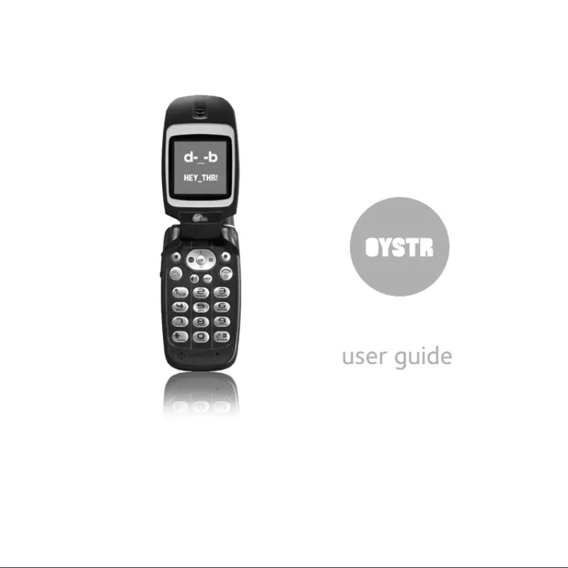 Page 1 of the manual User Manual Kyocera Oystr KX9D