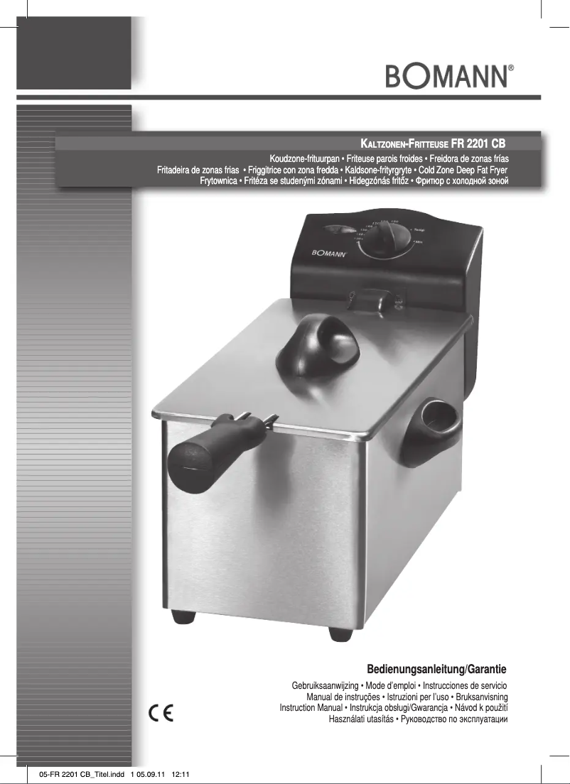 Page 1 of the manual User Manual Bomann FR 2201 CV