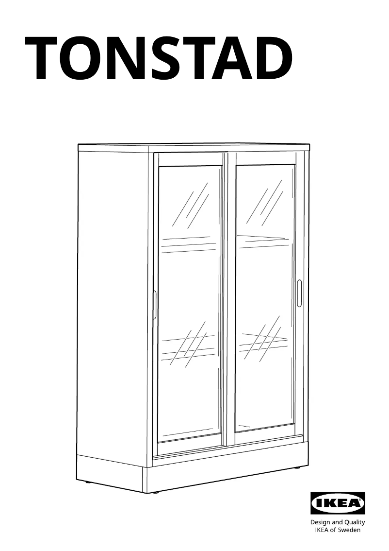 Page 1 of the manual User Manual Ikea TONSTAD 504.892.86