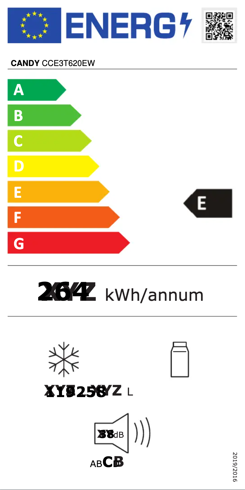 First page image of the manual for CCE3T620EW