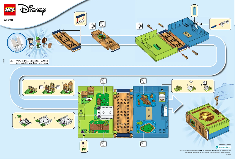 Page 1 of the manual User Manual Lego Disney 43220