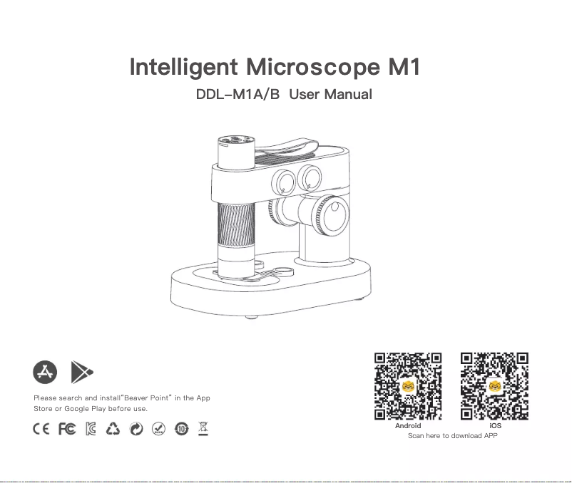 Page 1 of the manual User Manual BeaverLab M1C