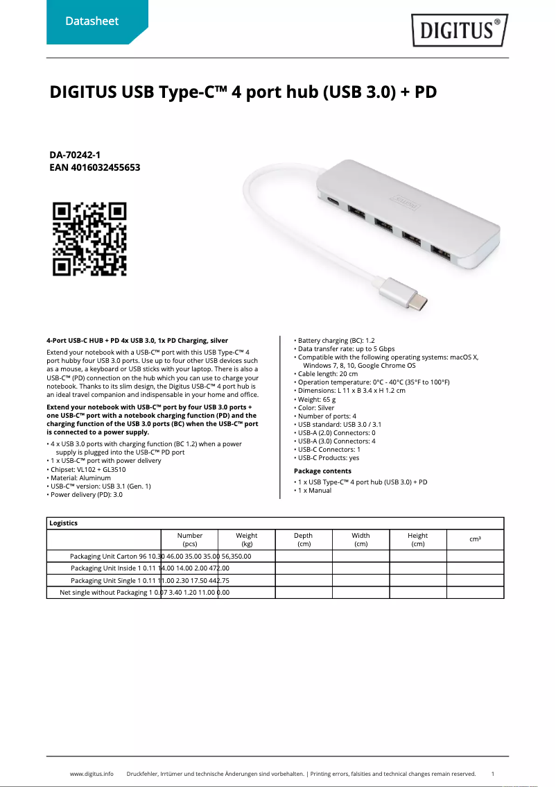 First page image of the manual for DA-70242-1