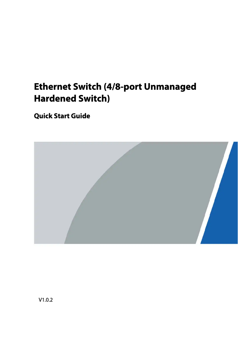 Page 1 of the manual User Manual Dahua Technology PFS3110-8ET-96
