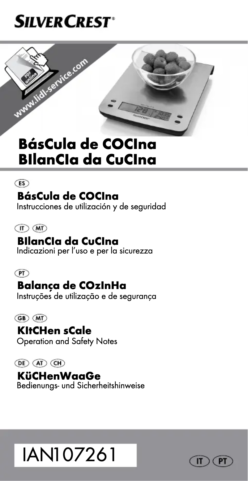 First page image of the manual for SKWR 2.5 A1