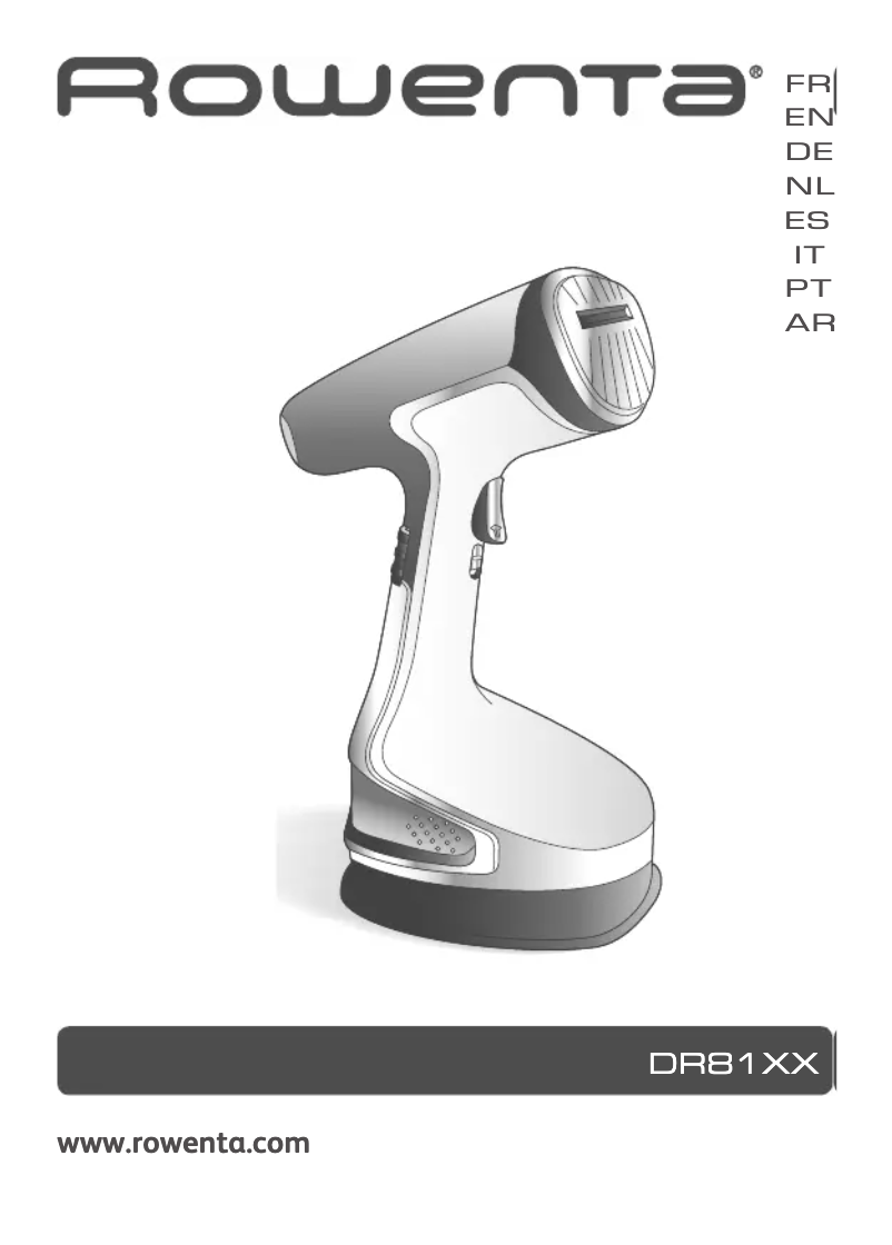 Image de la première page du manuel de l'appareil Access Steam DR8095