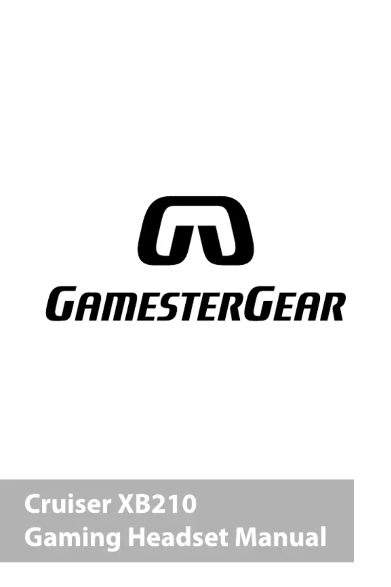 First page image of the manual for Cruiser XB210-I