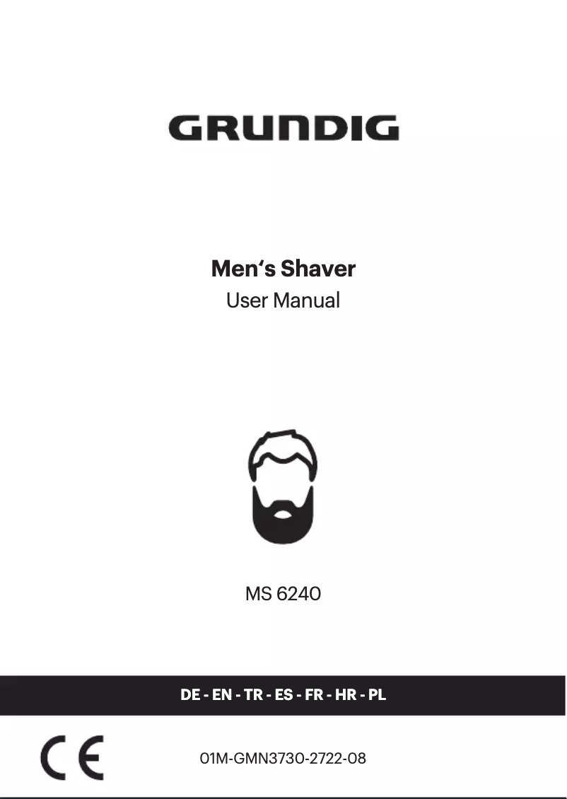 First page image of the manual for MS 6240