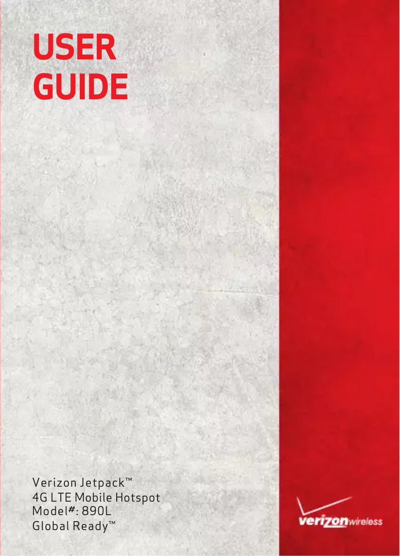 Page 1 of the manual User Manual ZTE Verizon Jetpac TM-890L