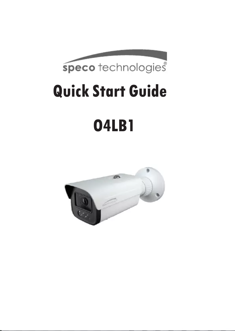 First page image of the manual for O4LB1