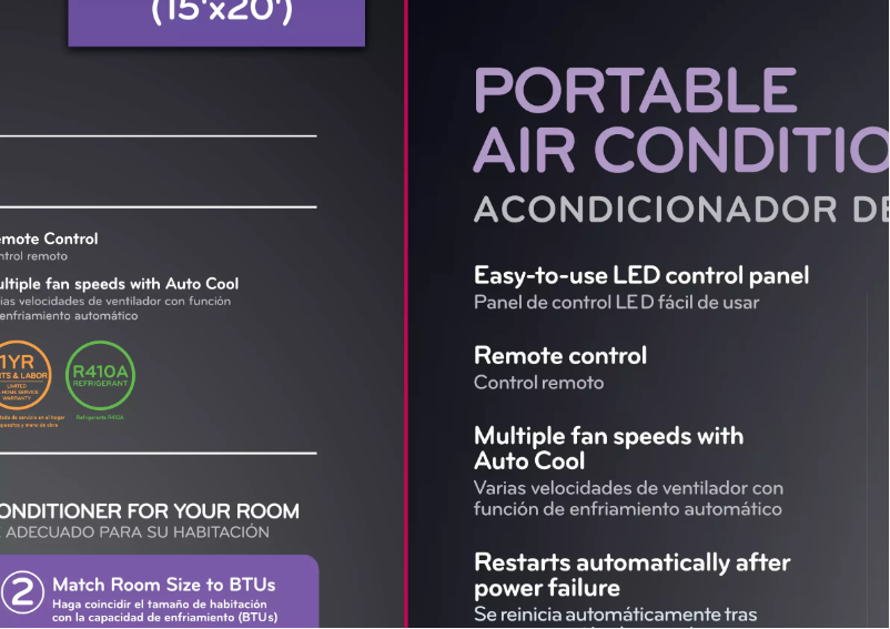 Page 1 of the manual Brochure LG LP1015WNR