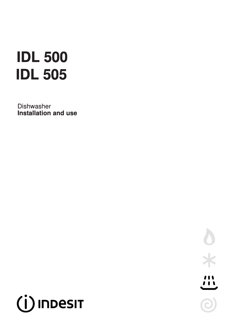 Page 1 of the manual User Manual Indesit IDL 505 S UK .2