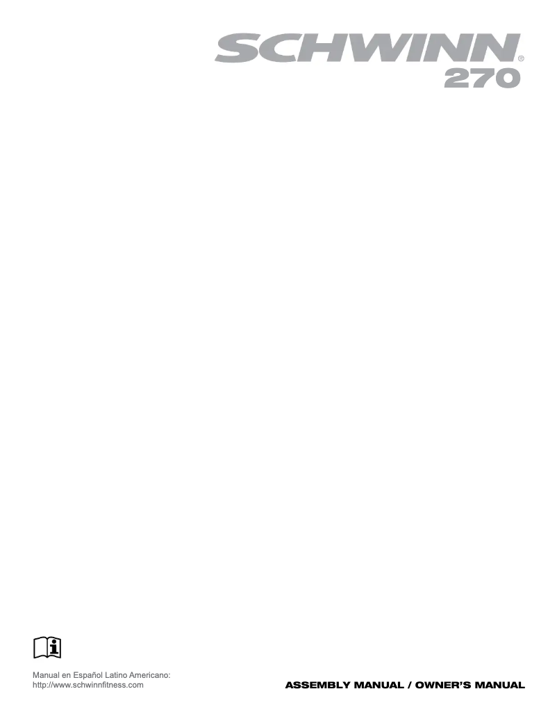 First page image of the manual for 270