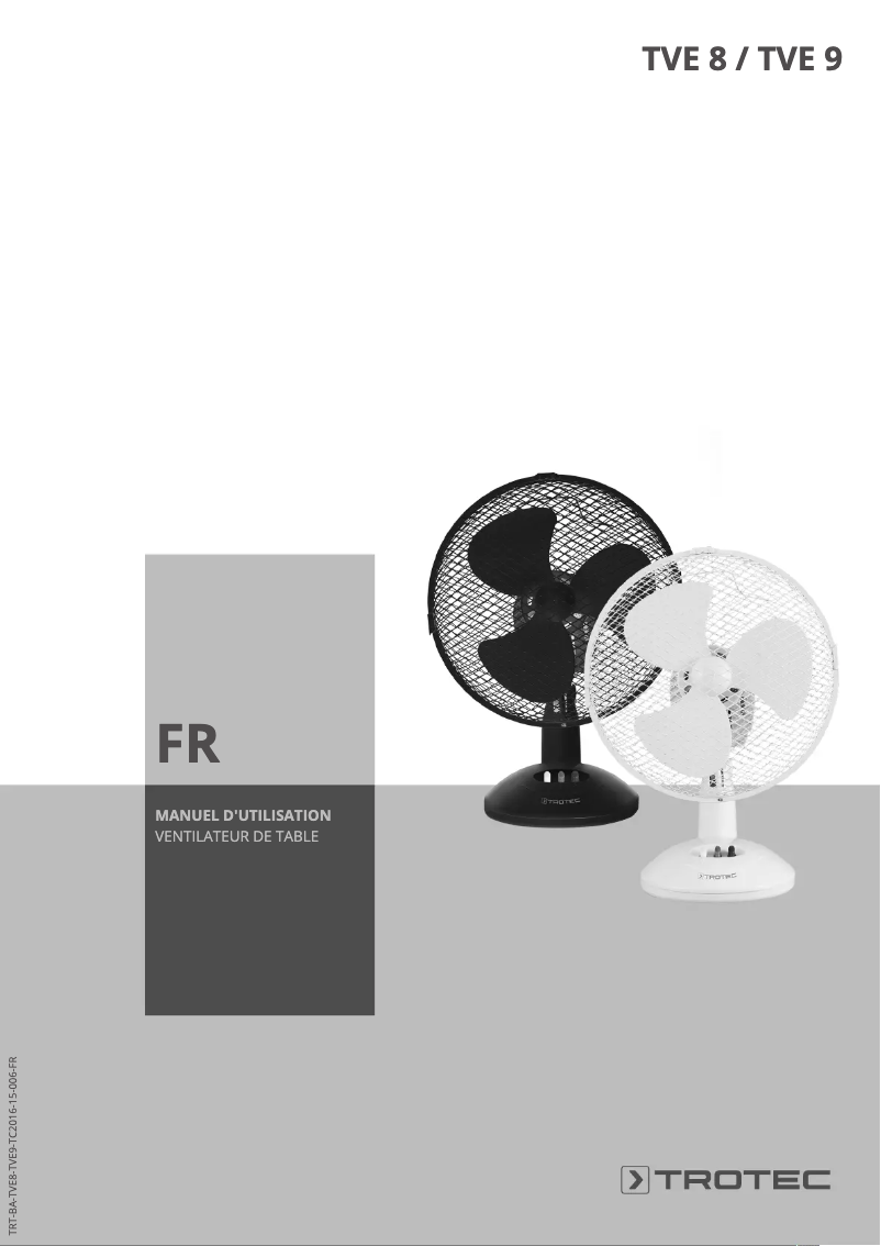 First page image of the manual for TVE 9