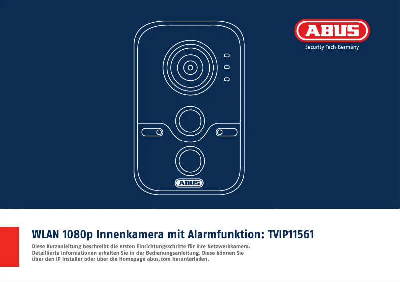 Page 1 of the manual User Manual Abus TVIP11561