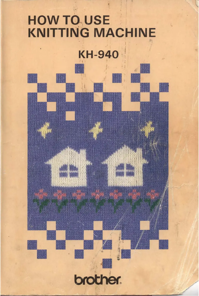 First page image of the manual for KH 930