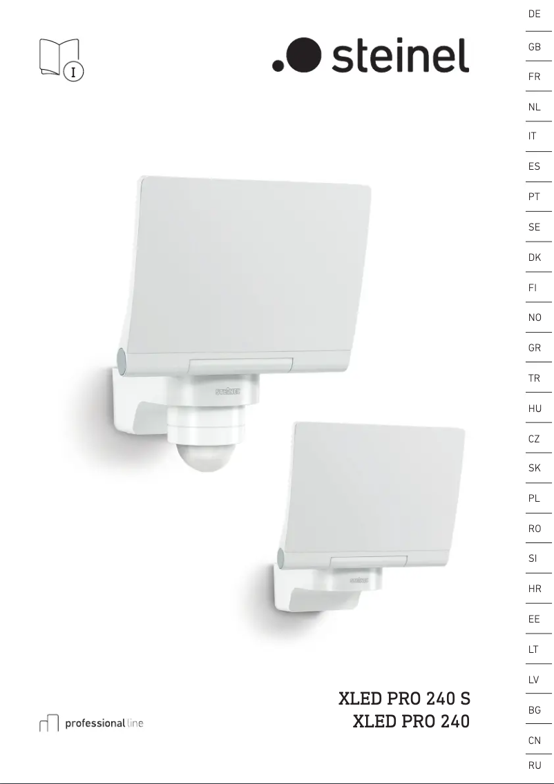 Image de la première page du manuel de l'appareil XLED PRO 240 S