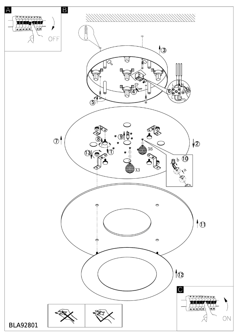 Page 1 of the manual User Manual Eglo Nardelli