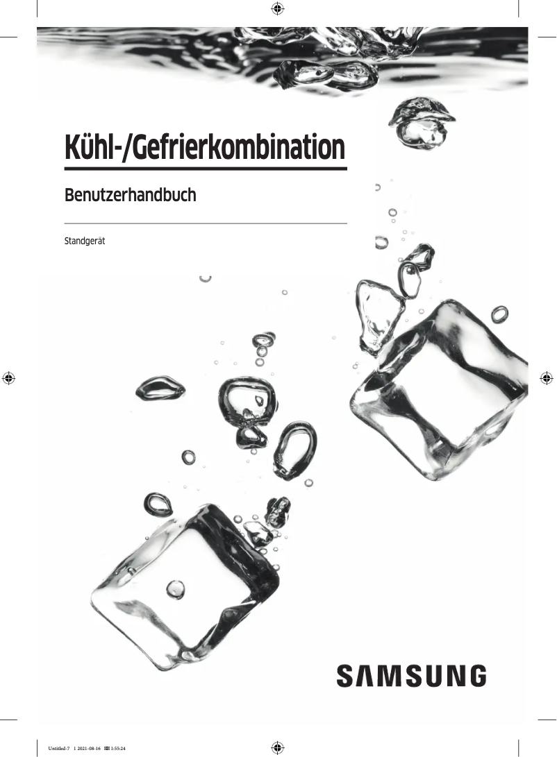 Page 1 of the manual User Manual Samsung RF50A5202S9