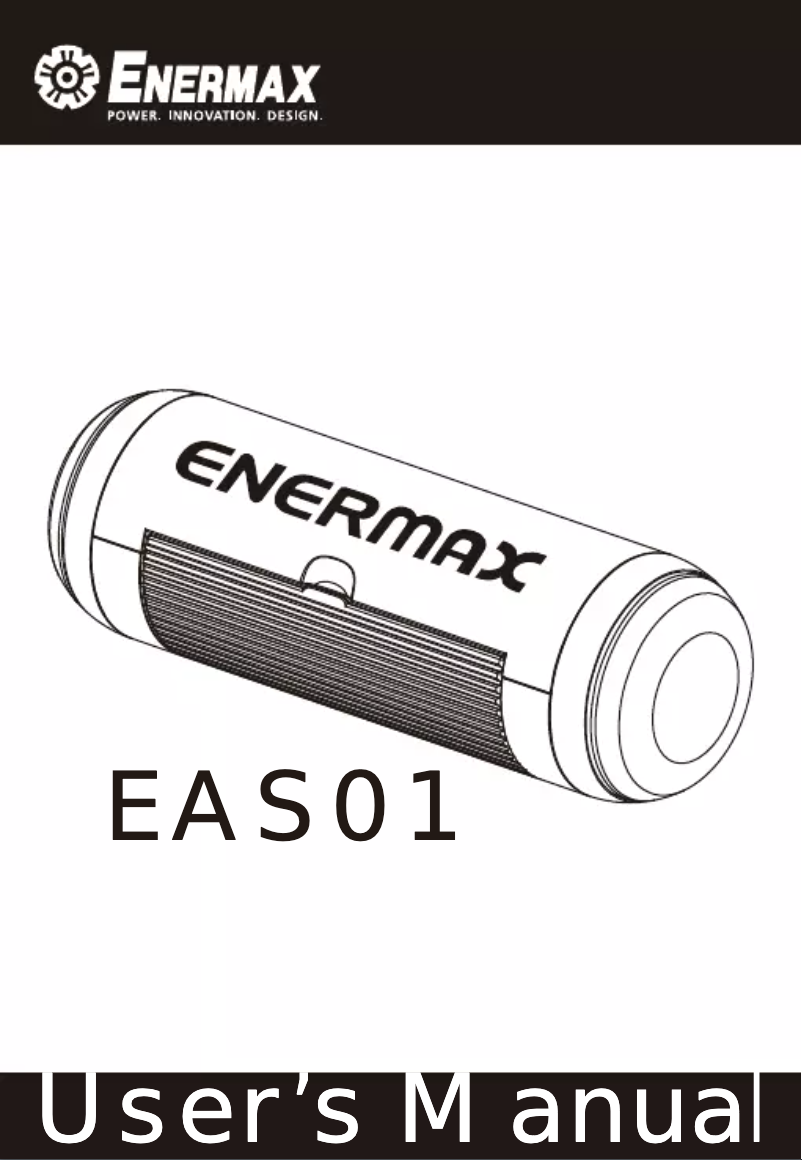 First page image of the manual for EAS01