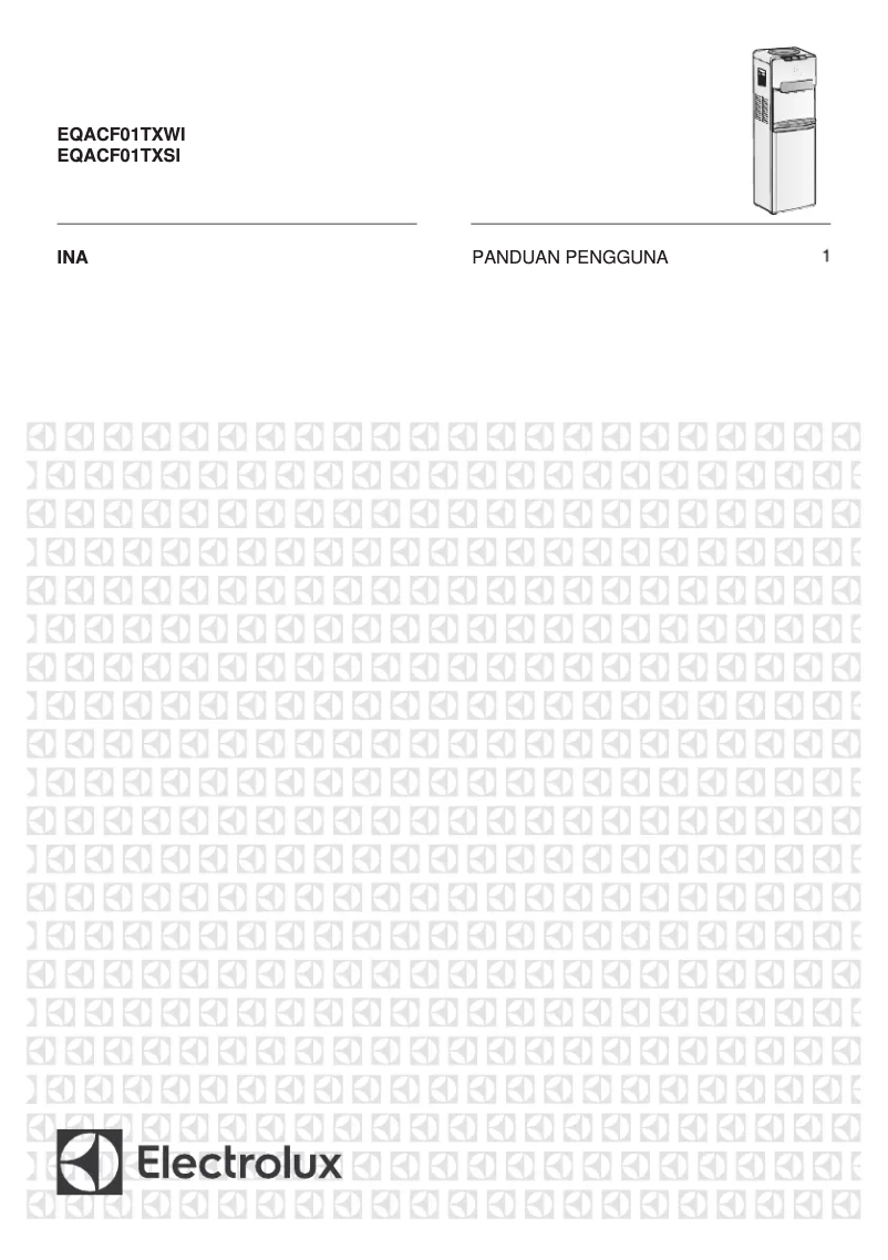 Page 1 of the manual User Manual Electrolux EQACF01TXSI