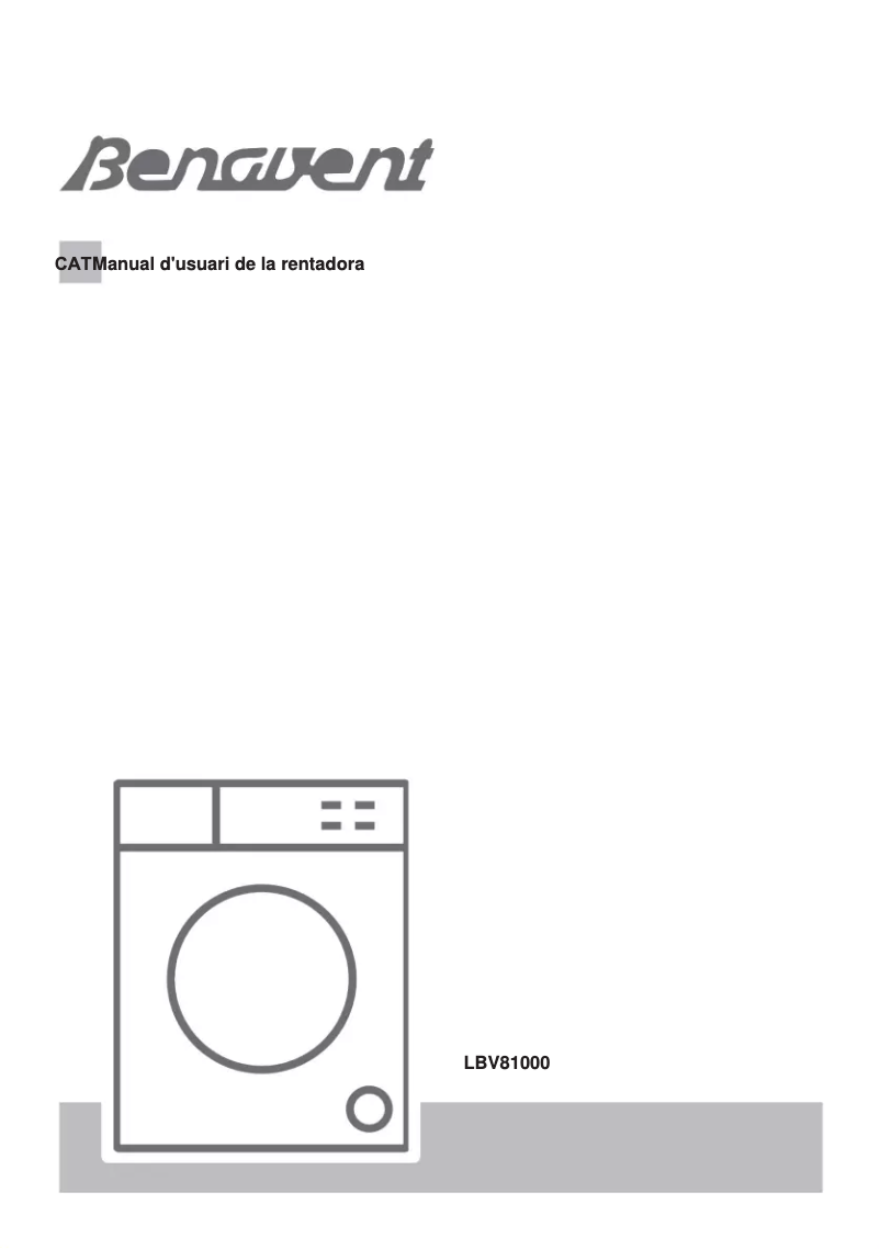 Page 1 of the manual User Manual Benavent LBV81000