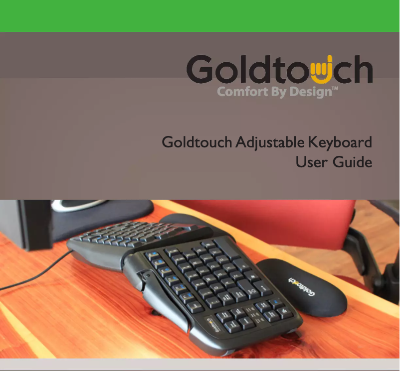 Page 1 of the manual User Manual BakkerElkhuizen Goldtouch Adjustable V2