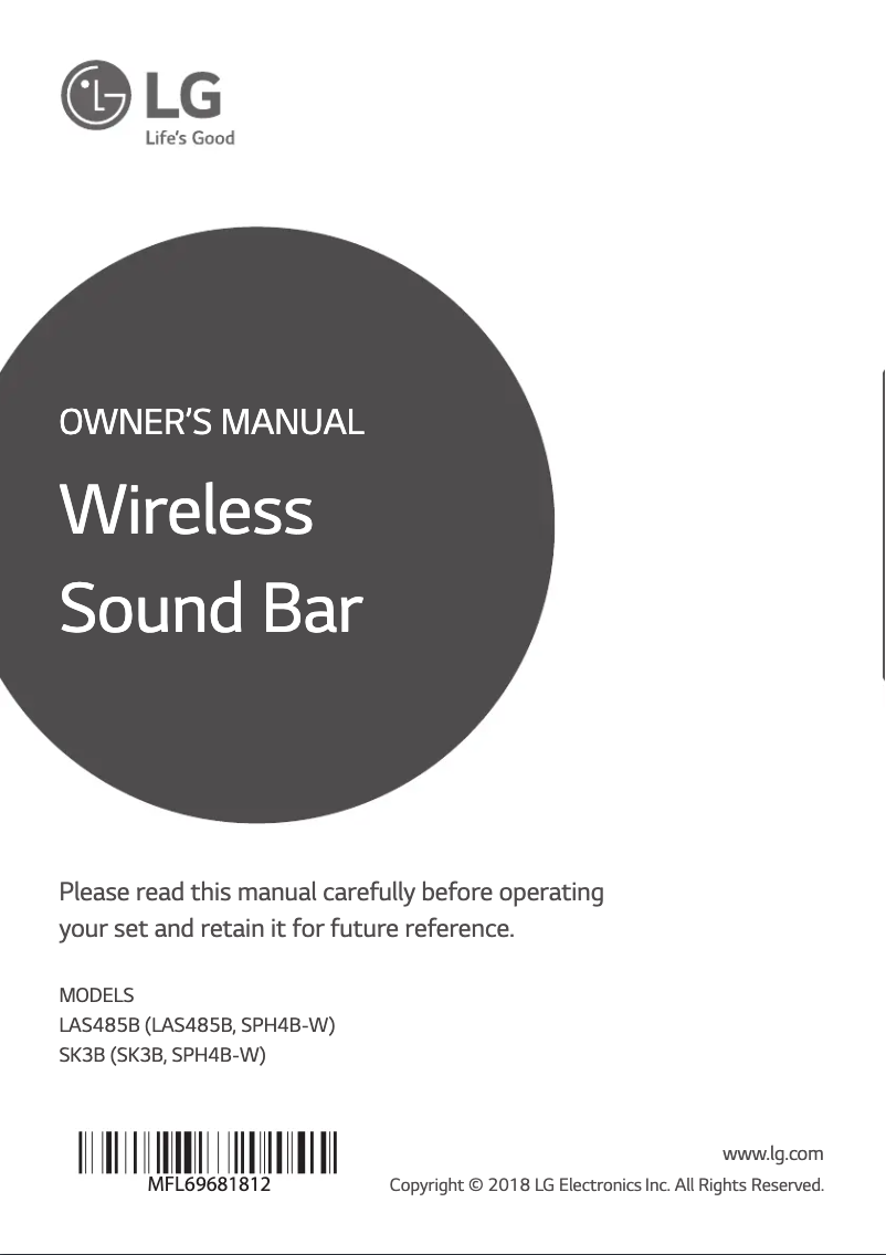 First page image of the manual for SK3B