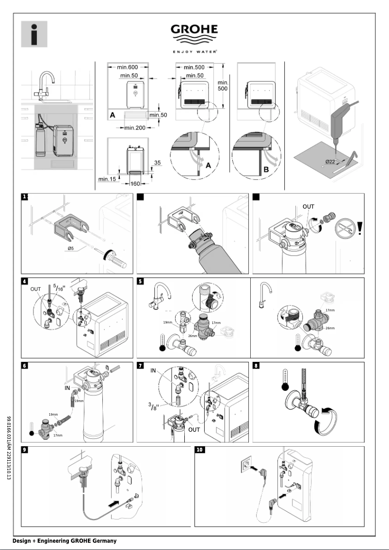 Page 1 of the manual User Manual Grohe 31382000