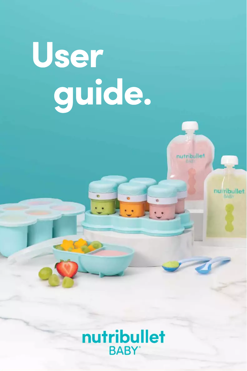 First page image of the manual for Baby & Toddler Meal Prep Kit