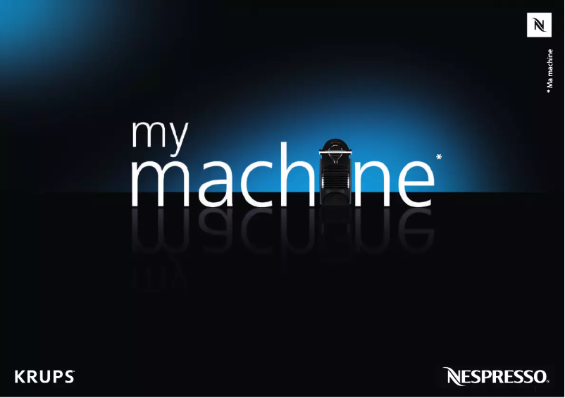 Page 1 of the manual User Manual Krups Nespresso Pixie XN3030