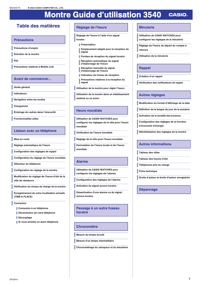 Page 1 of the manual User Manual Casio G-Shock DW-5600